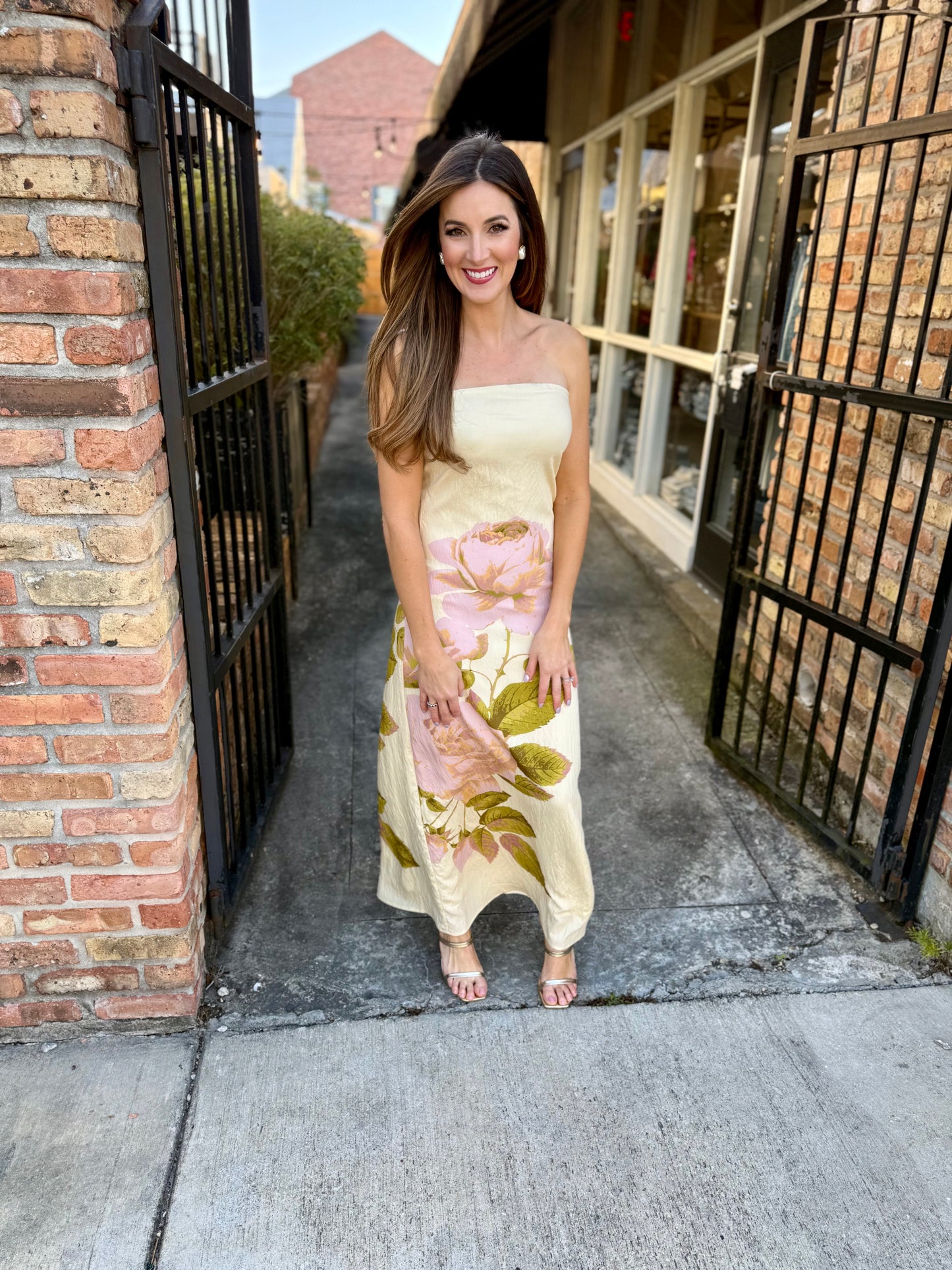 Oversized Floral Maxi Dress