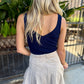 Kaia Tank Top- Navy