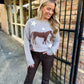 Parnell Horse Sweater- Heather Gray
