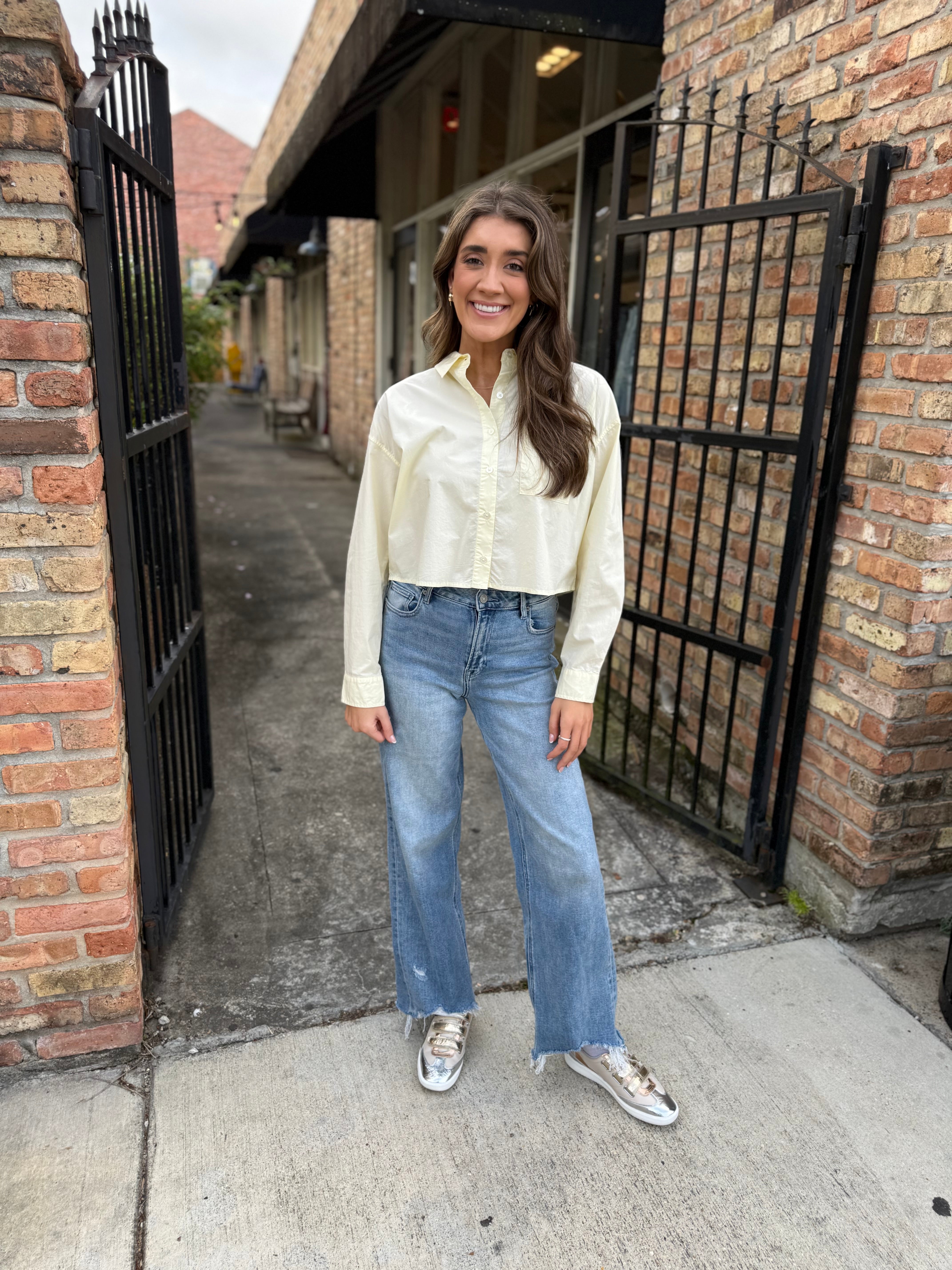 Z Supply Lisette Top- Pineapple – Hazel Lane Boutique