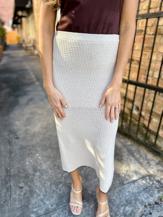 Z Supply Yessenia Whipstitch Skirt