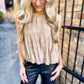 City Daze Top- Taupe