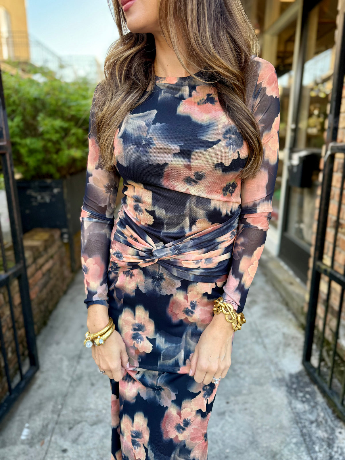 Garden Grit Maxi Dress