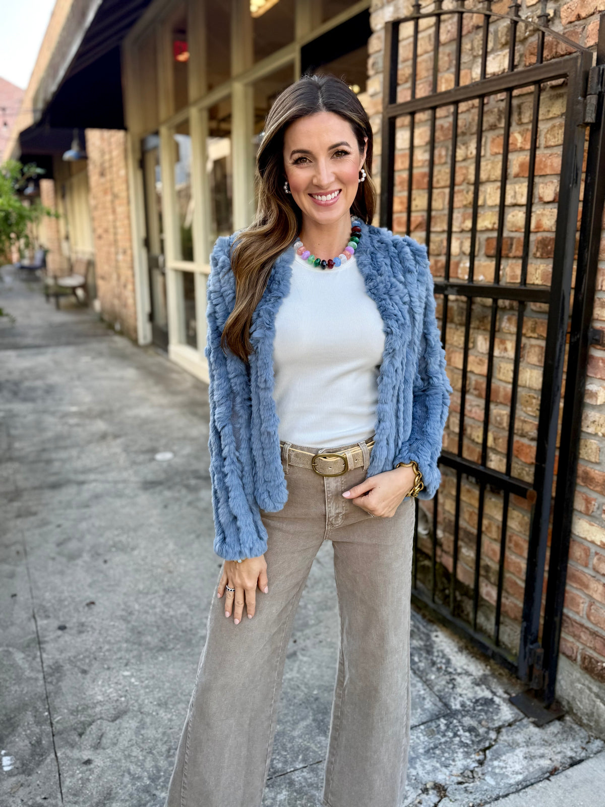 Rosa Fur Jacket- Carolina