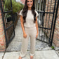 Relax Knit Top- Taupe