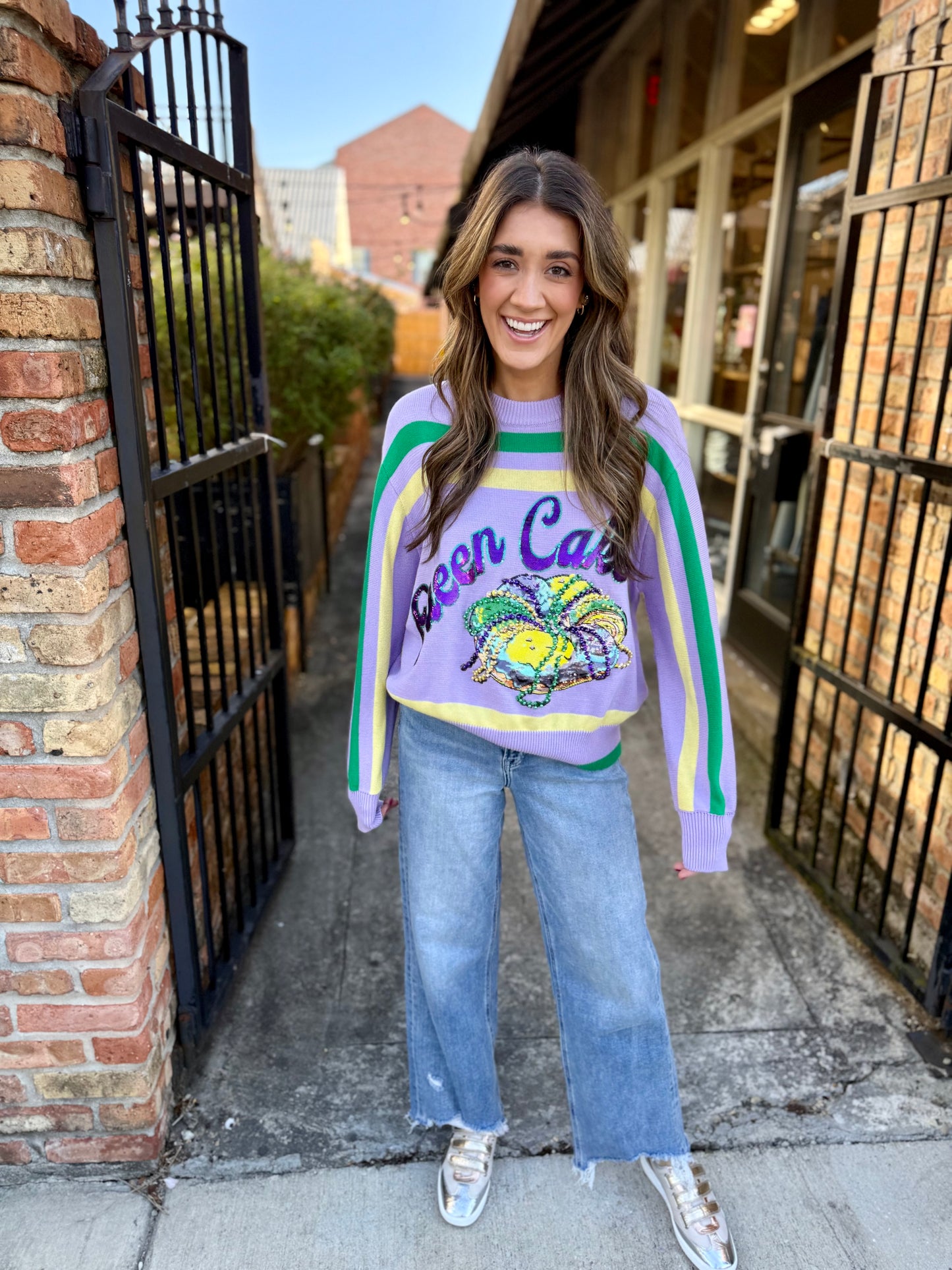 MG Queen Cake Striped Sweater