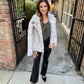 Pretty Fab Faux Fur Jacket- Ivory/Grey
