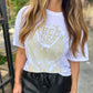 Free Bird Graphic Tee- White