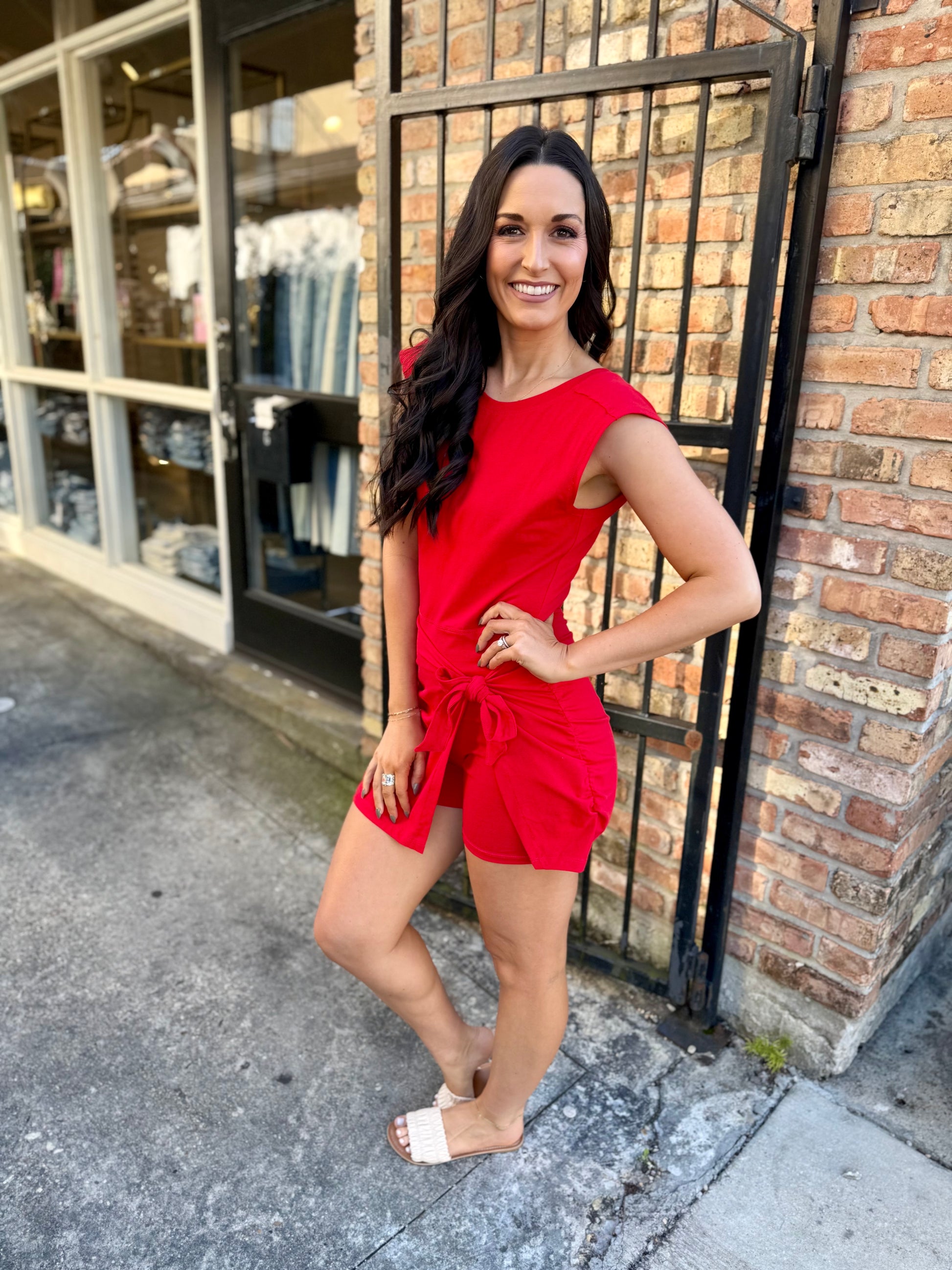 Motion Athletic Dress- Red Medium Motion Athletic Dress- Red Medium