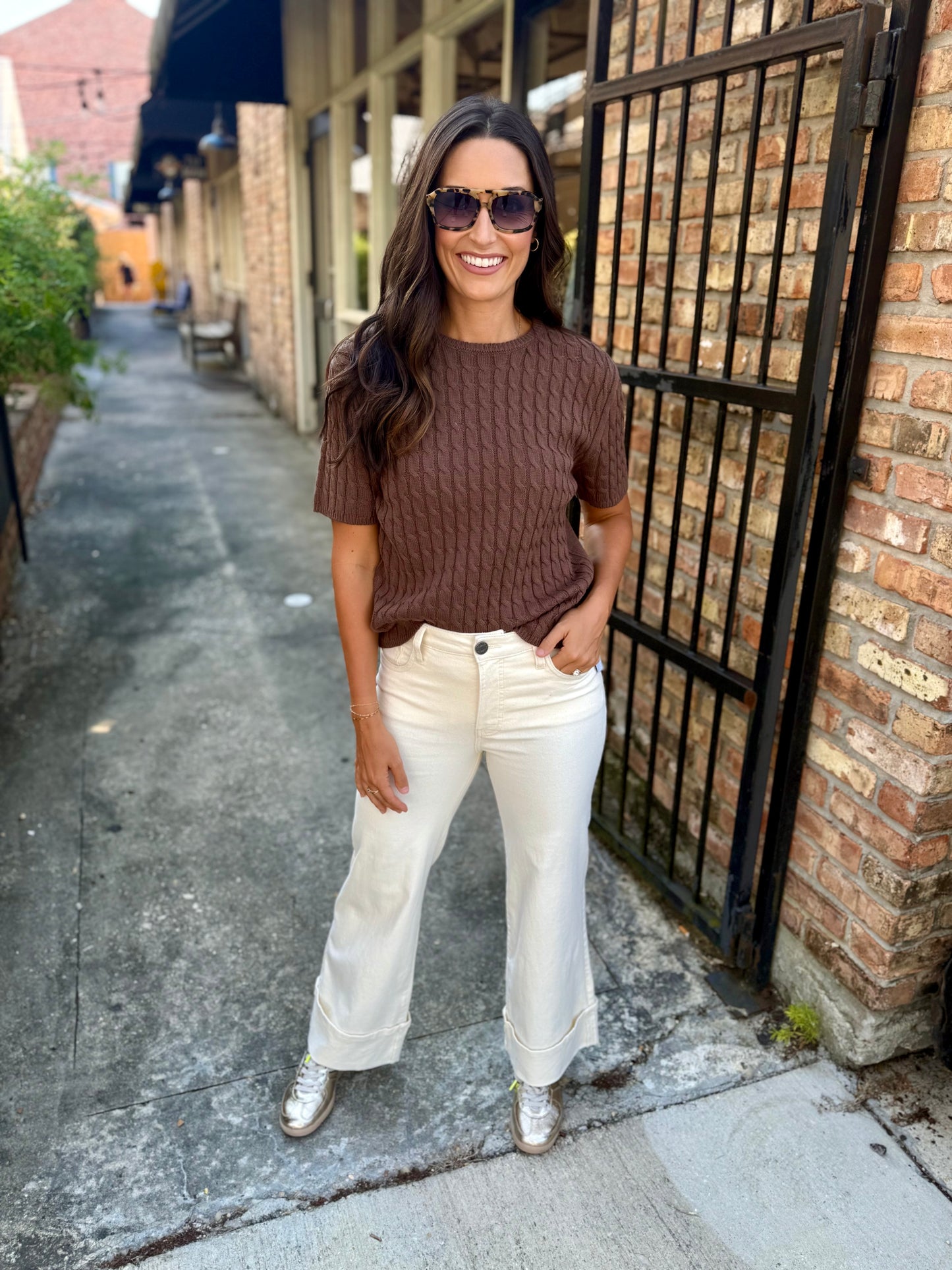 Meg (Candle) HR Wide Leg Denim