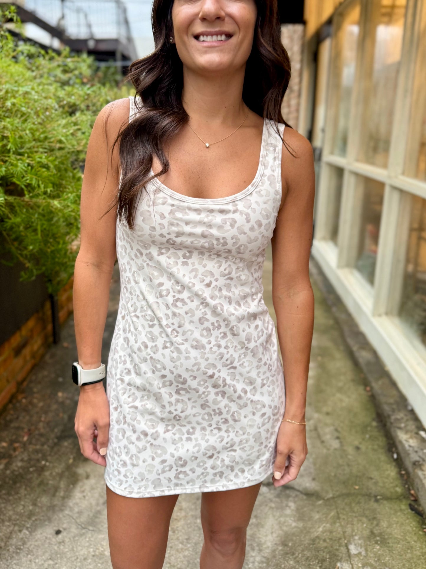 Z Supply Byron Dress- Crystal Leopard