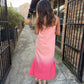 Ombre Maxi Dress- Coral
