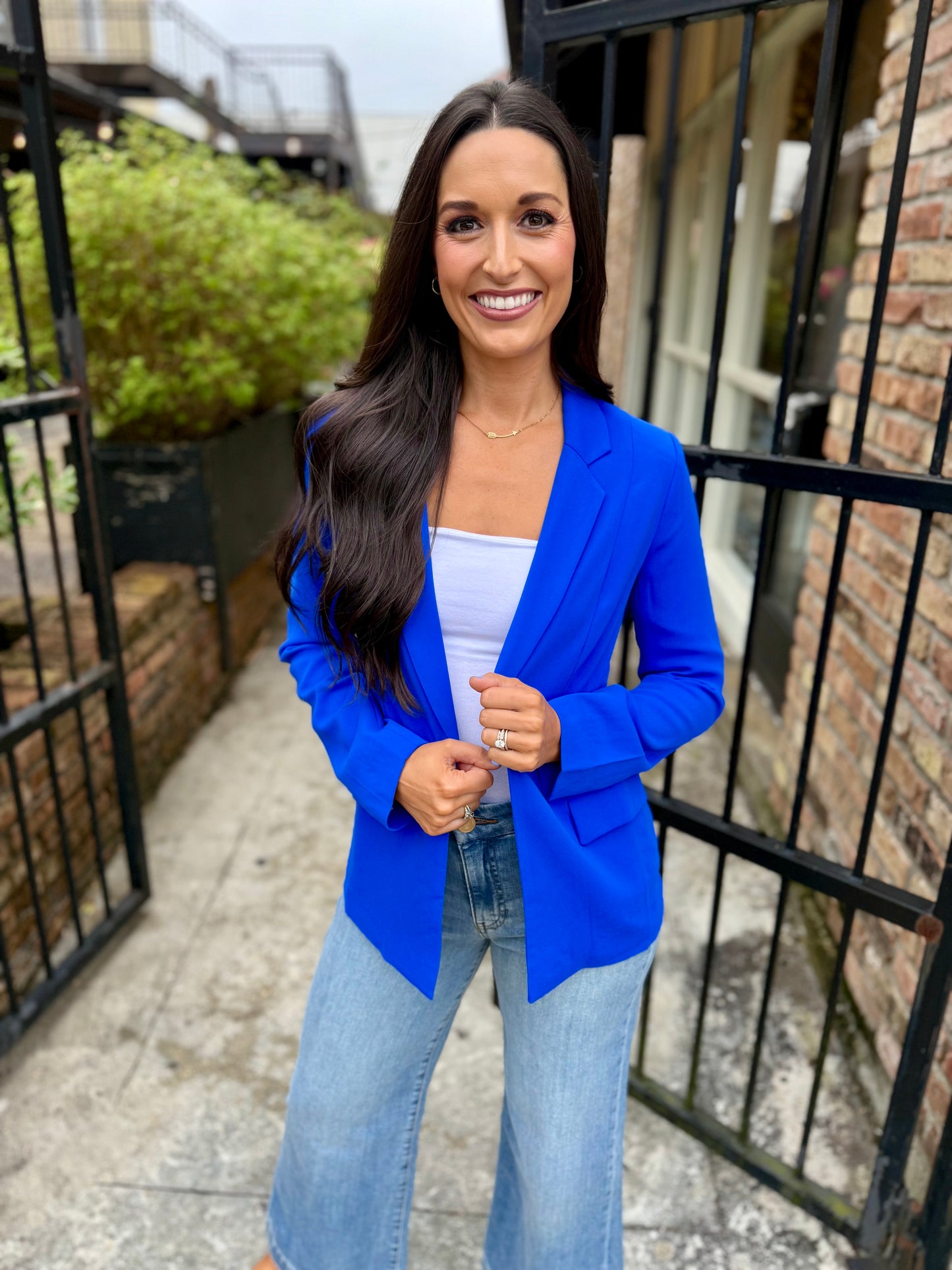 Paul Pocket Blazer- Electric Blue