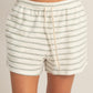 Davis Striped Shorts- Sage