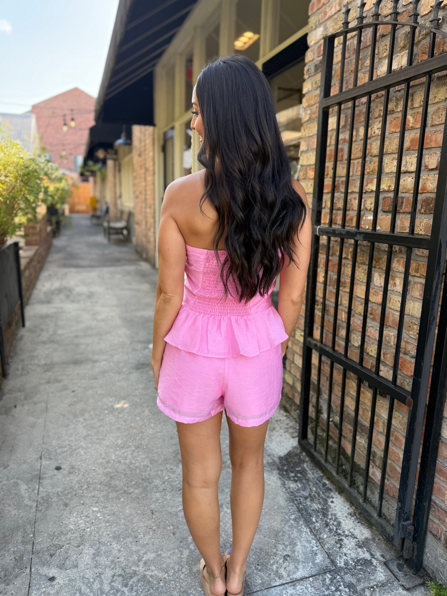 Trish 2 PC Set- Peony Pink