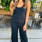 Z Supply Layover Jumpsuit- Black