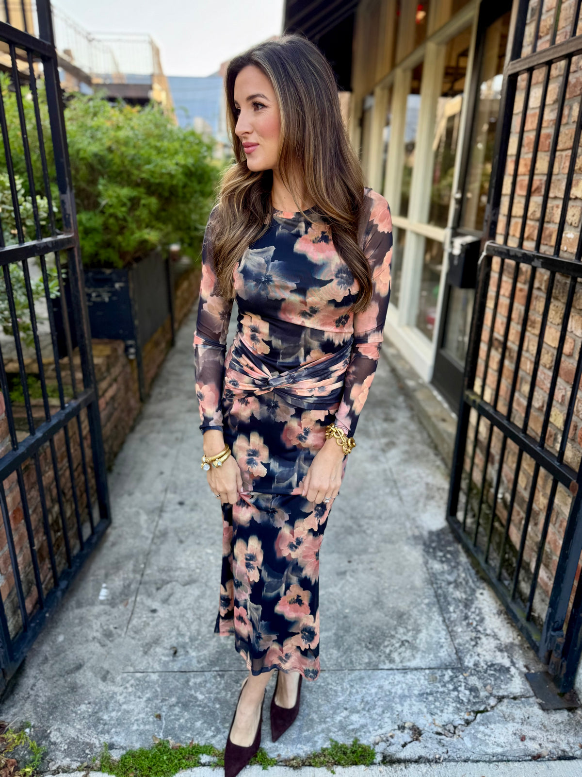 Garden Grit Maxi Dress