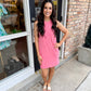 Peter Sleeveless Pocket Dress- Taffy Pink