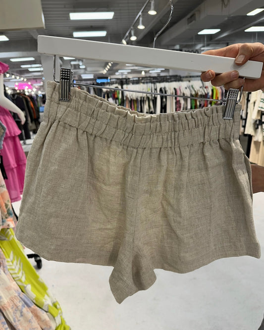 Gretchen Shorts- Melange/Khaki