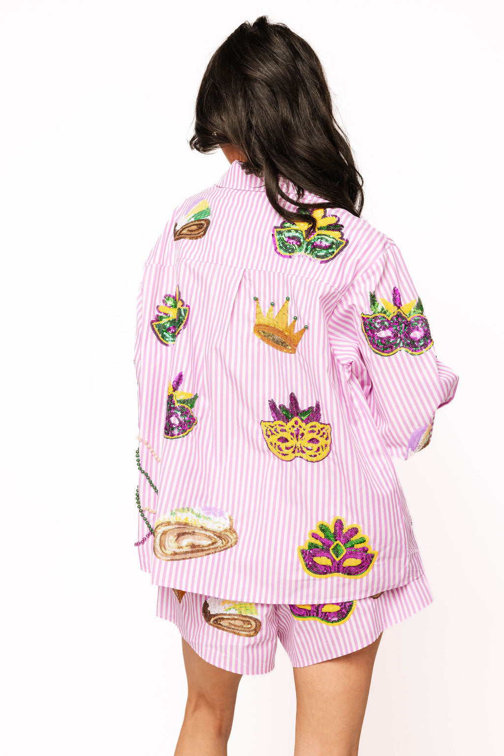 MG Queen Icon Button Up Shirt