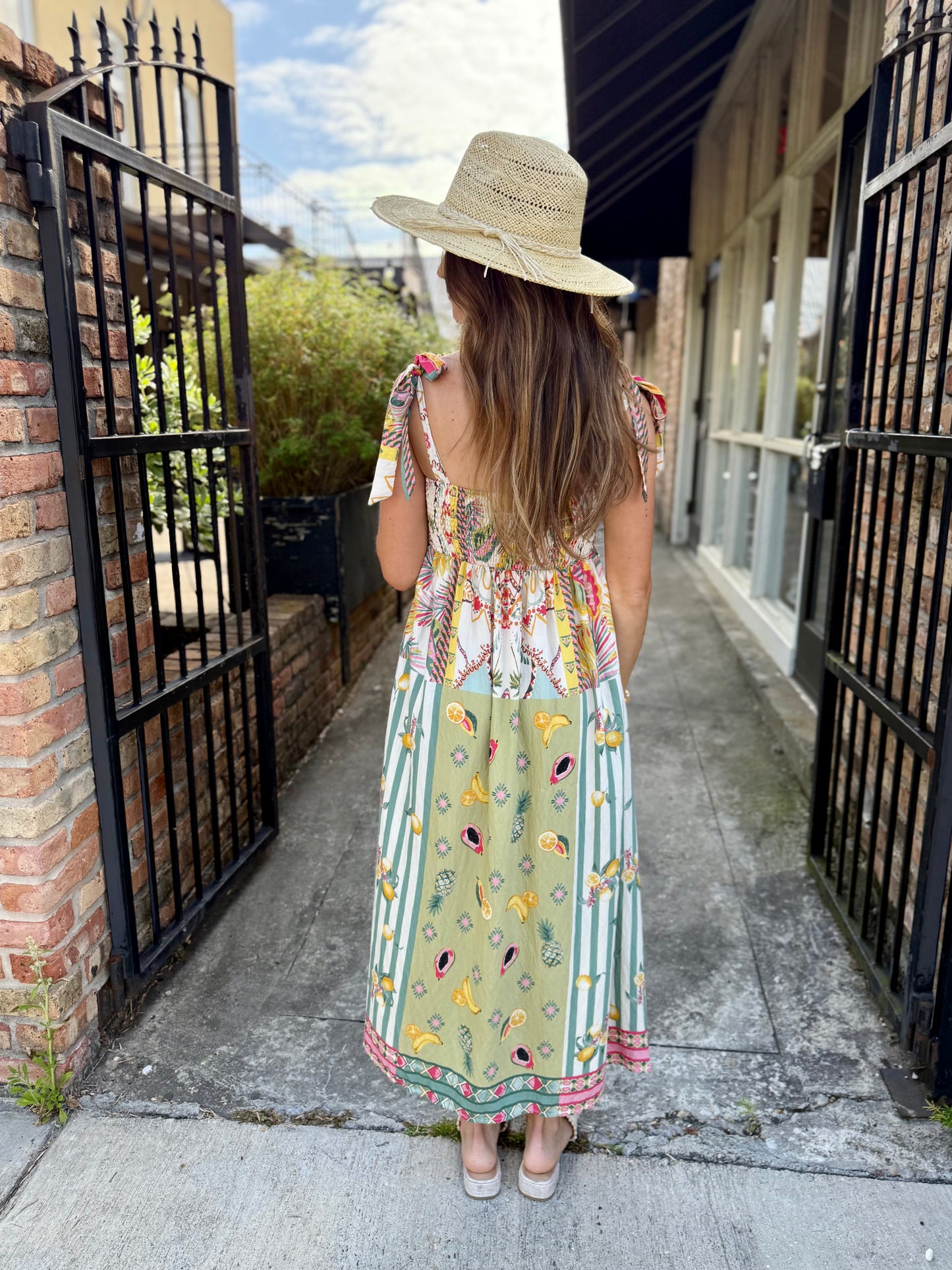 Patchwork Maxi Dress