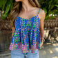 Emily Tank Top- Blue