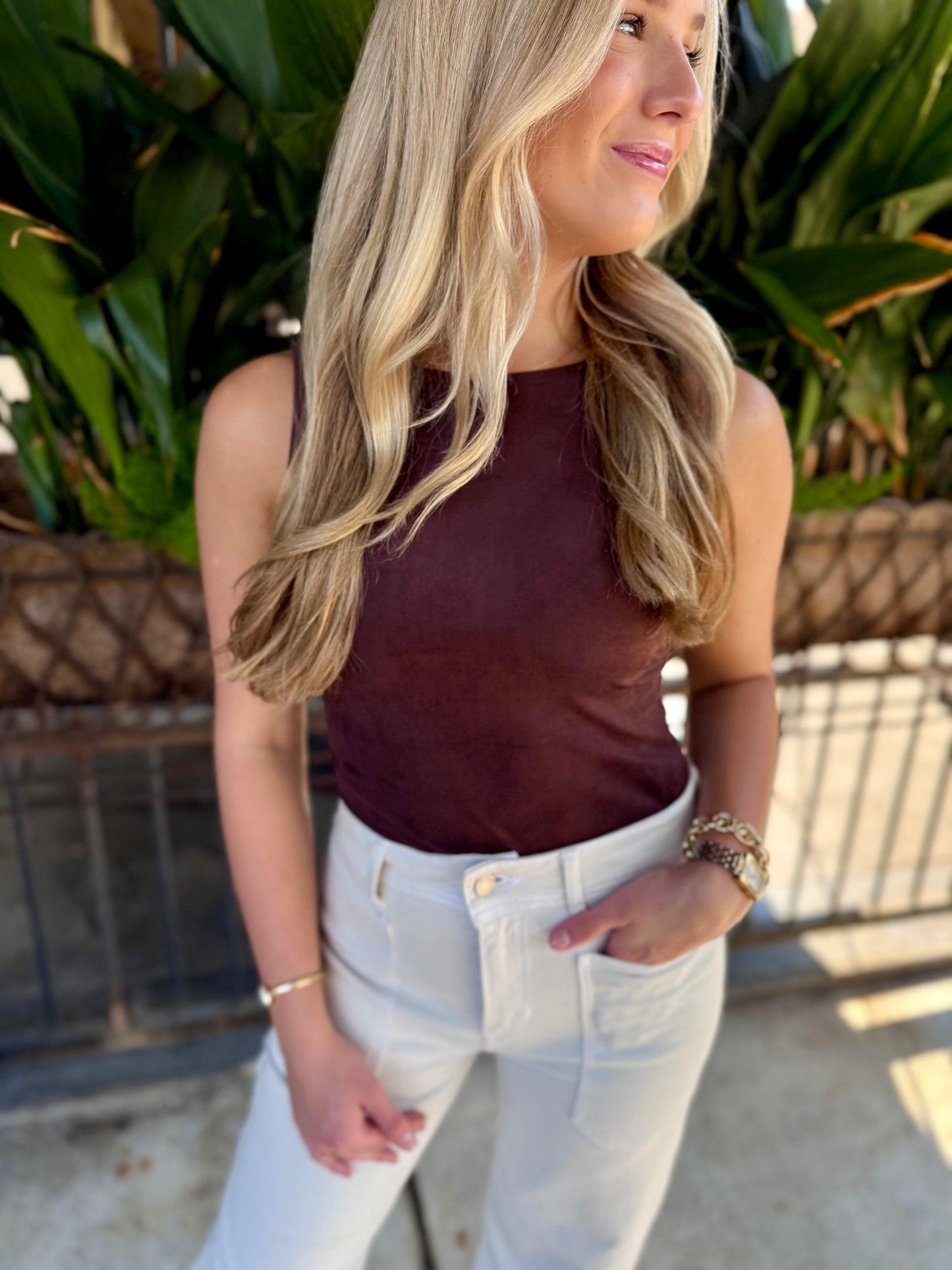 Ornellia Bodysuit- Dark Espresso