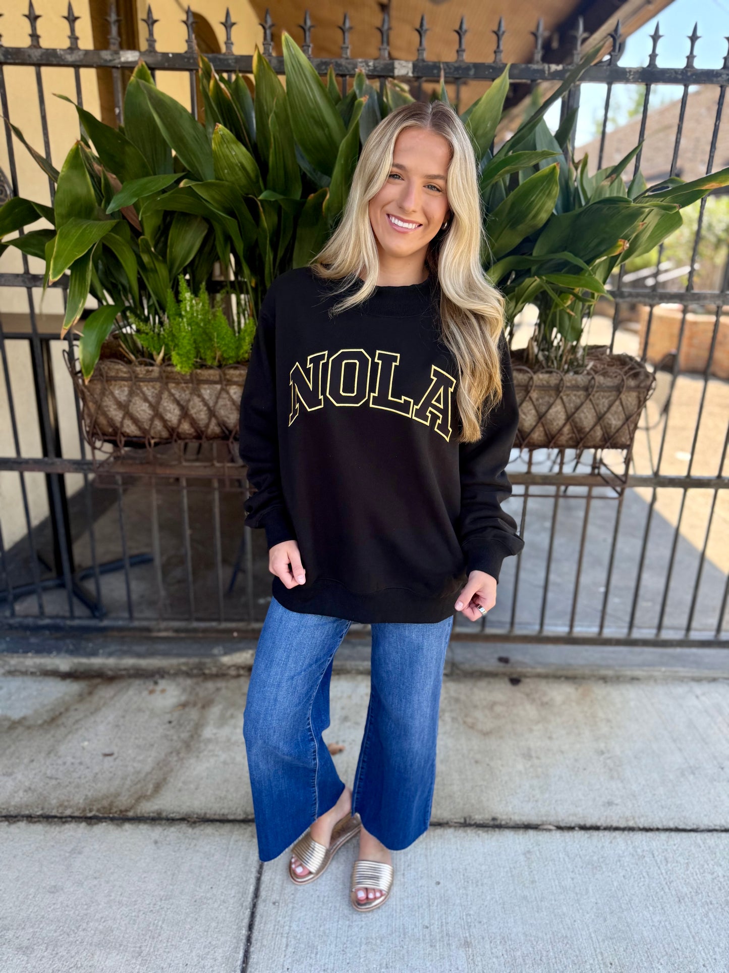 NOLA Mockneck Sweater- Black