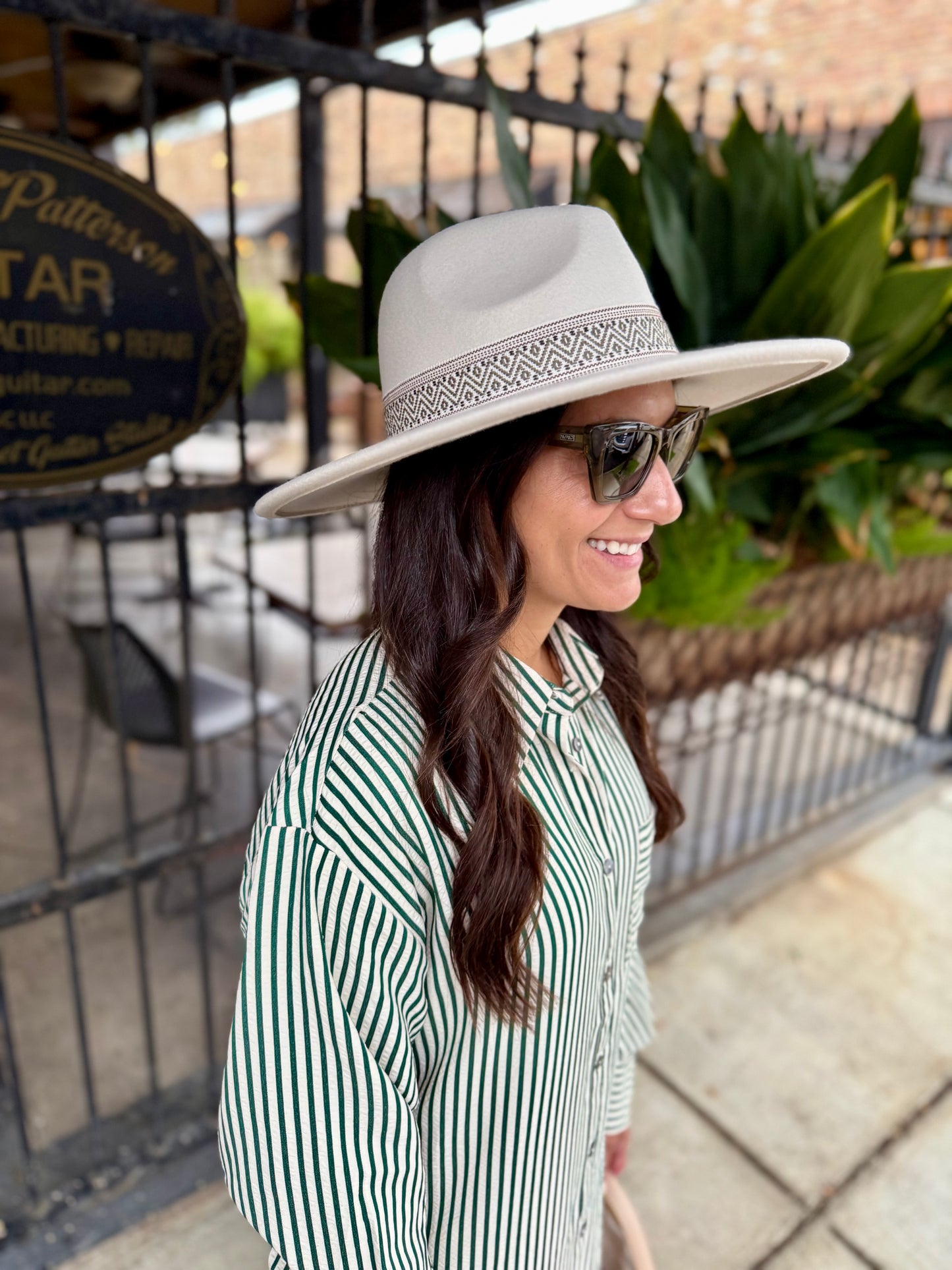 Maison Boho Suede Hat- Ivory