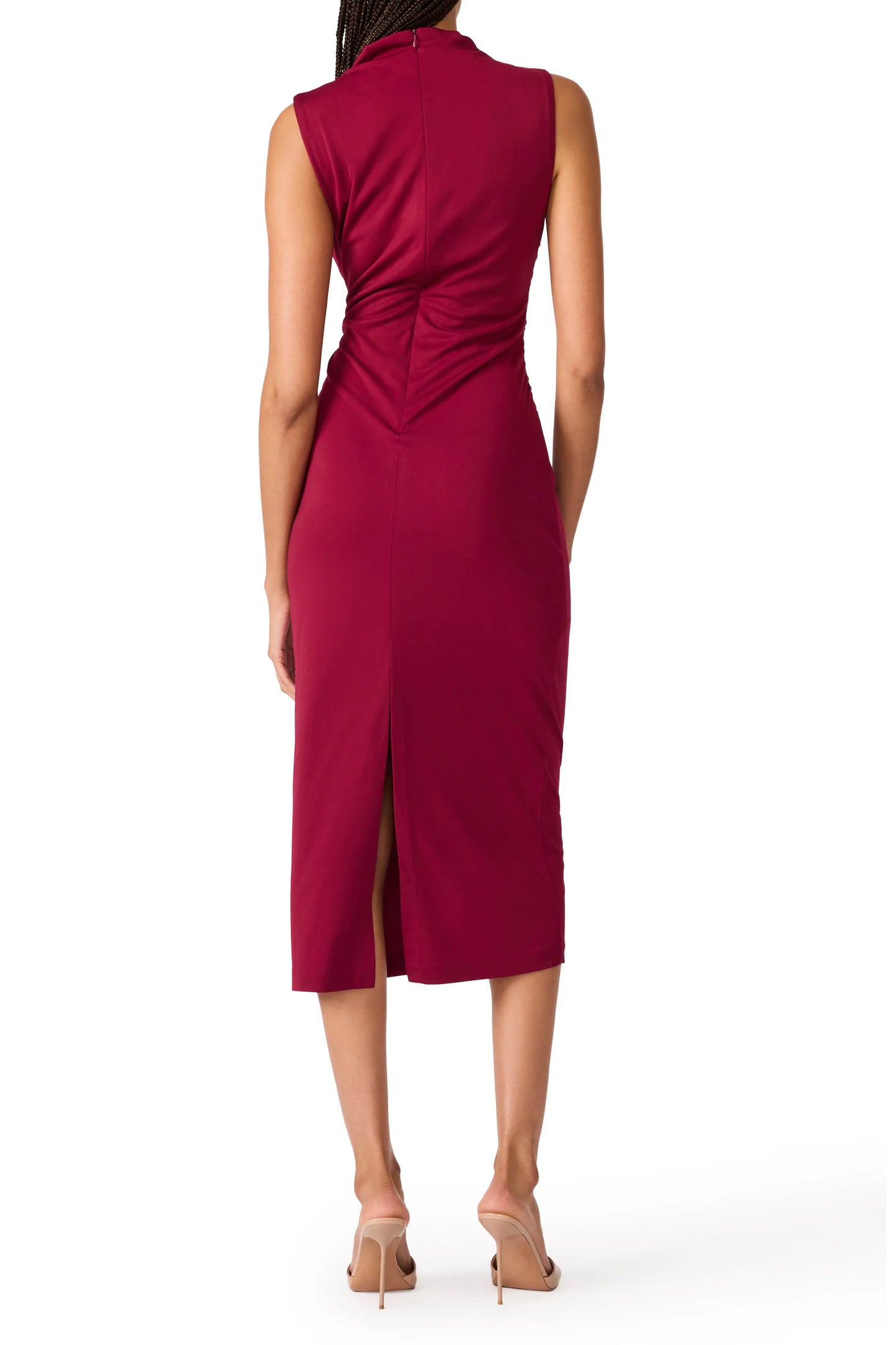 Mo Dress- Beet Red