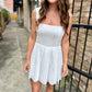 Kylie Romper- White Eyelet