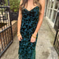 Wisteria Maxi Dress- Teal