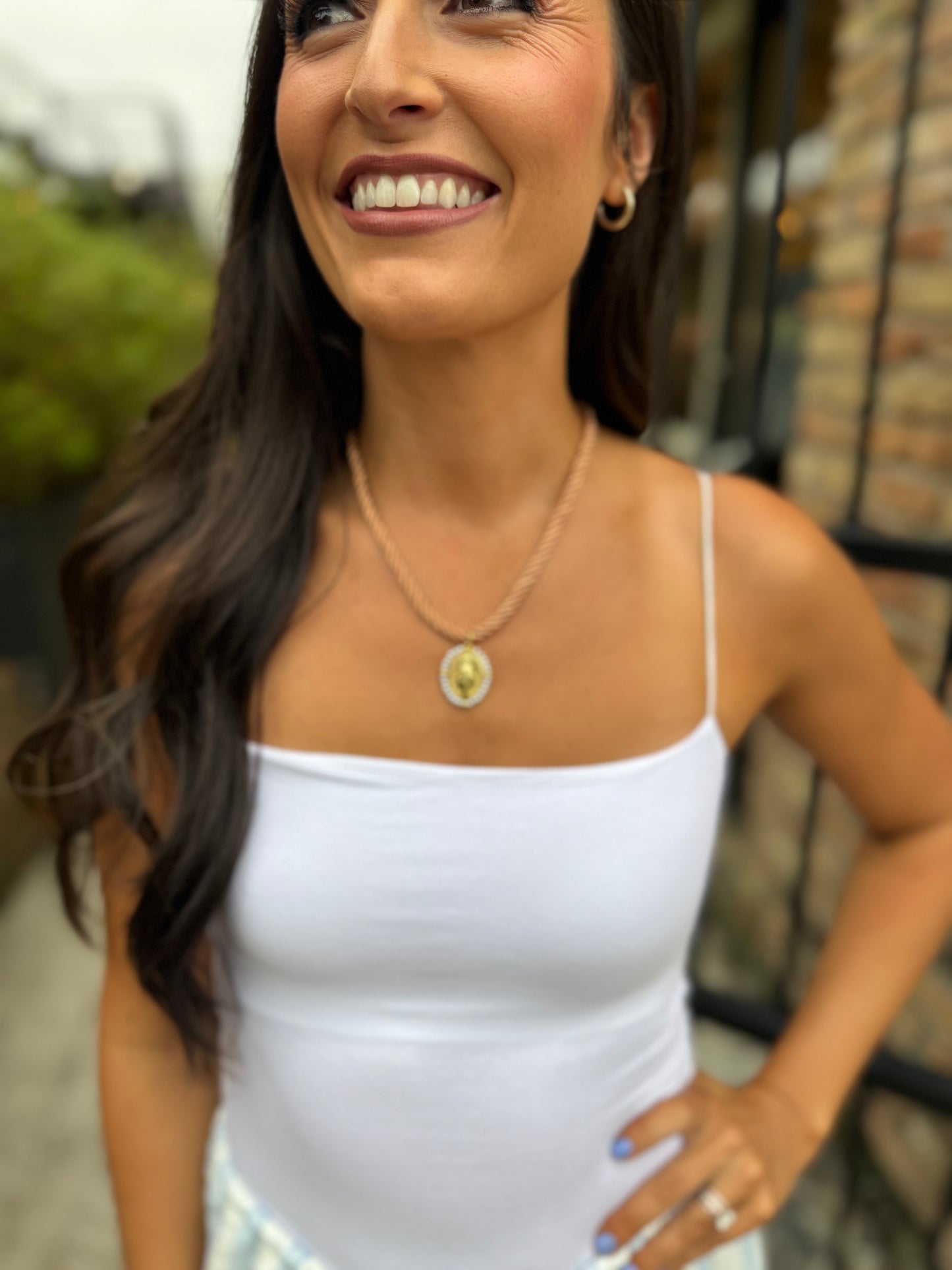 Emmy Tank Top- White