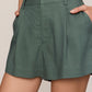 Z Supply Vantage Linen Shorts- Everglade