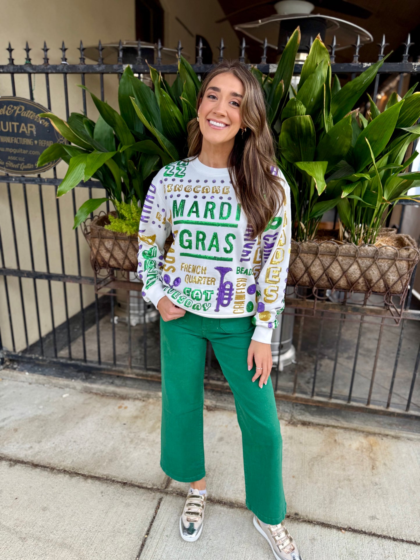 All Things Mardi Gras Sweater