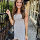 Zara Gingham Romper- Brown