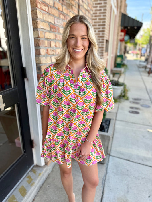 Morgan Dress- Foral Magic