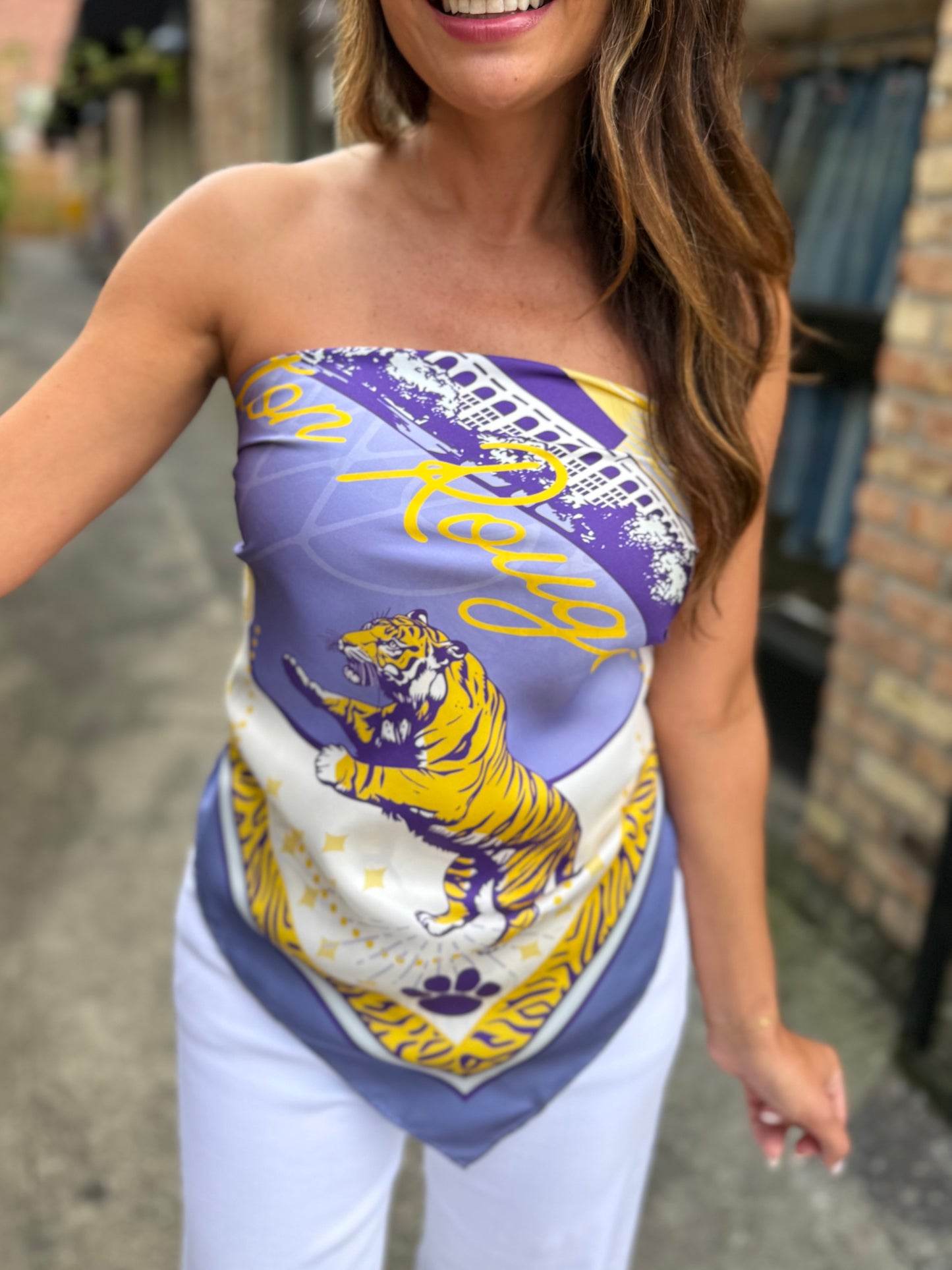 Geaux Silk Scarf