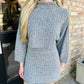 Molinary Cable Sweater- Grey Multi