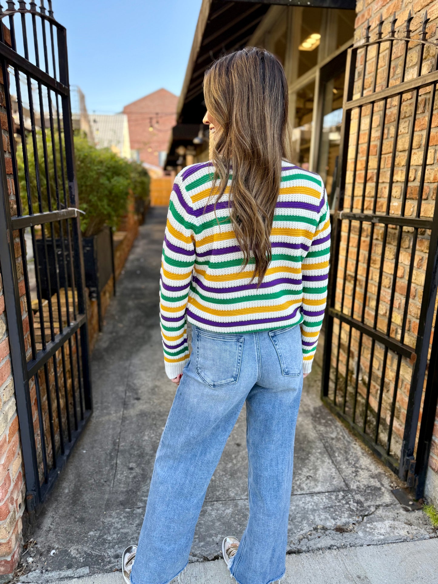 Baronne MG Stripe Sweater