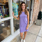 Peter Sleeveless Pocket Dress- Dusty Purple