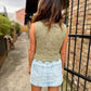 Meaux Denim Mini Skirt- Light Denim