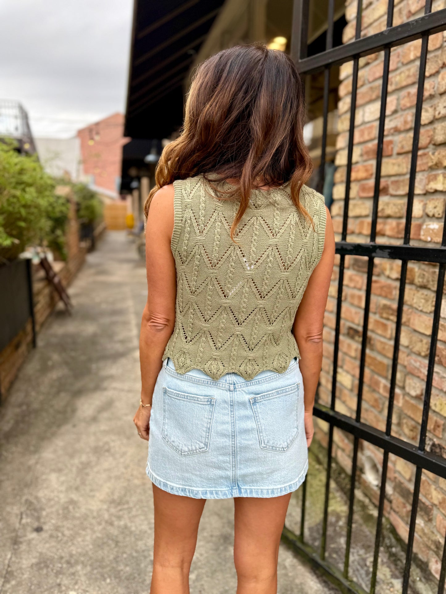 Meaux Denim Mini Skirt- Light Denim