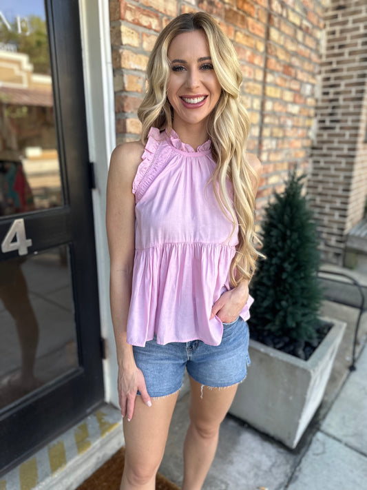 Emily Top- Pink