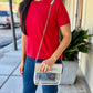 Crystal Sweater Top- Chili