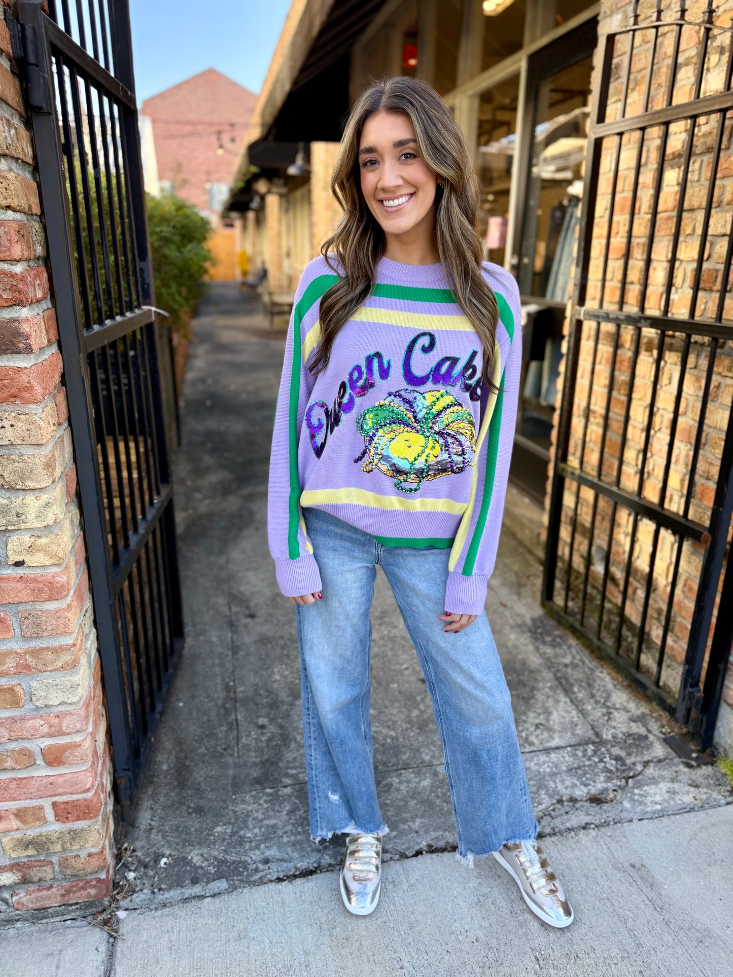 MG Queen Cake Striped Sweater