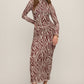 Z Supply Sevilla Zebra Mesh Midi Dress