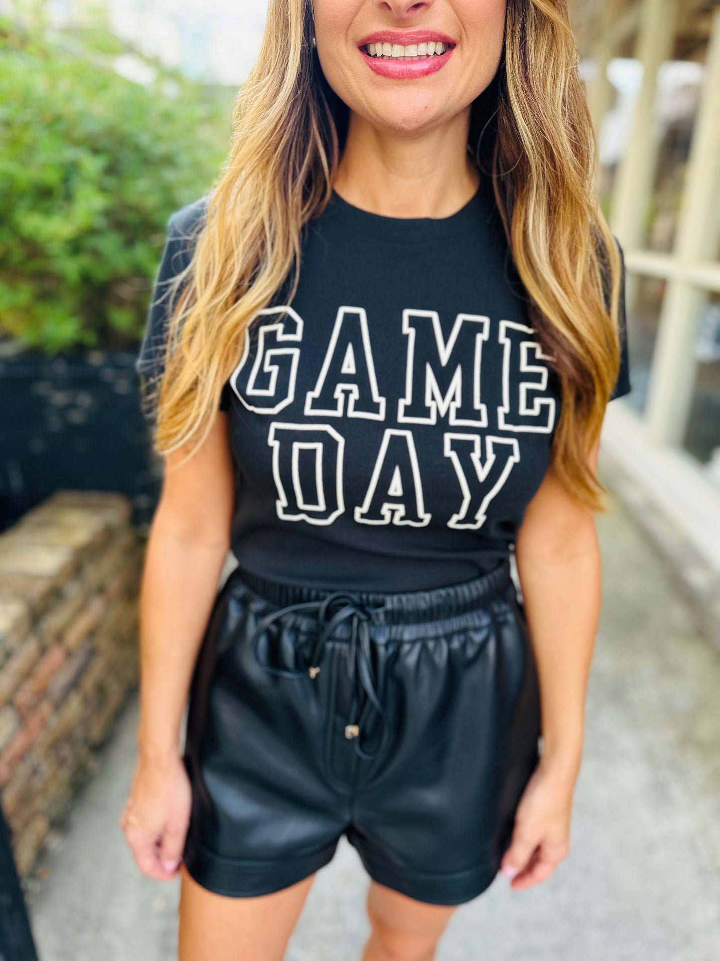 Puff Game Day Tee- Black