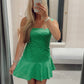 Emily Mini Dress- Kelly Green