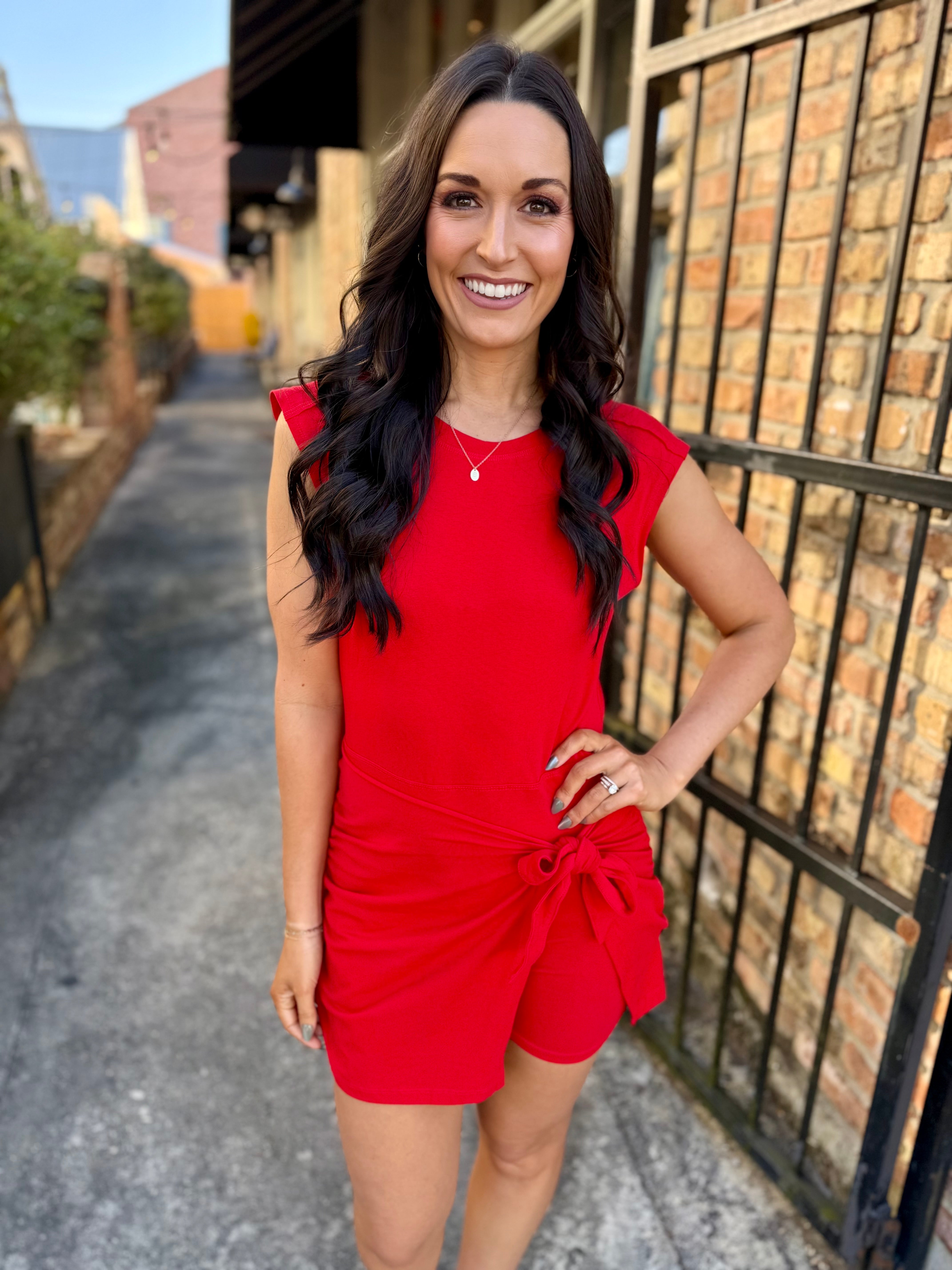 Motion Athletic Dress- Red Medium